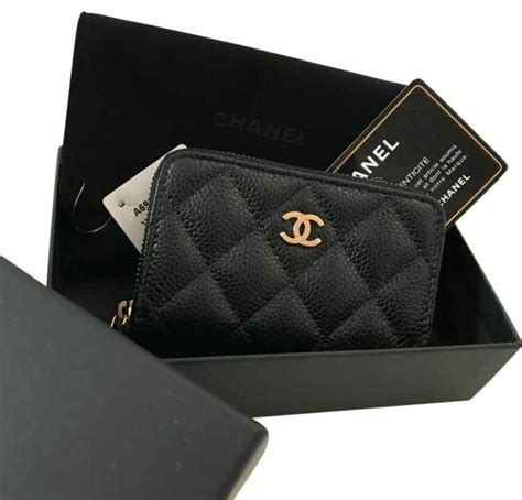 wallet chanel noir|Chanel wallet price list.